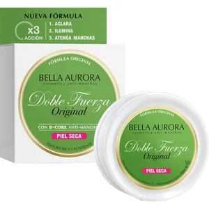 Crema Doble Fuerza Aclara e Ilumina para Piel Seca Bella Aurora