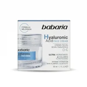 Crema Facial Ácido Hialurónico Ultrahidratante Volumen y Elasticidad Babaria 50 Ml.