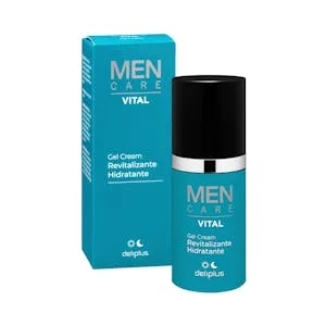 Crema Facial Gel Revitalizante e Hidratante Deliplus Men Care Vital 0.05 L