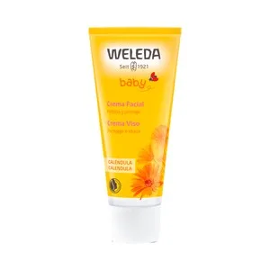 Weleda Crema Facial Hidratante y Protectora, para Bebés con Caléndula Weleda Baby 75 Ml.
