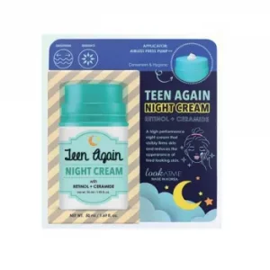 Crema Facial Noche Retinol y Ceramida Teen Again Look At Me 50 Ml.