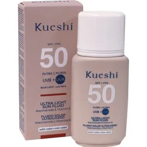 Crema Facial Solar SPF 50 con Color 50 Ml