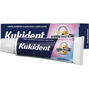 Crema Fijadora para Prótesis Dentales Sabor Fresco Kukident