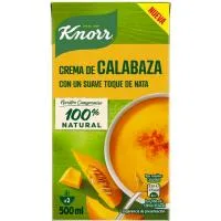 Crema Fina de Calabaza Knorr, Brik 500 Ml