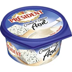 Crema Francesa al Queso Azul para Untar o Picotear  President 125 G
