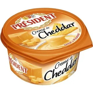 Crema Francesa Cheddar para Untar o Picotear President