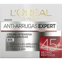 Crema Hidratante Antiarrugas +45 L`oreal, Tarro 50 Ml