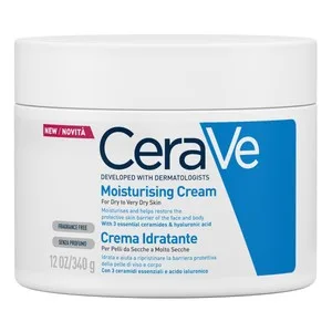 Cerave Crema Hidratante sin Perfume para Peieles Secas a Muy Secas 340 G.