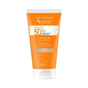 Thermale Avéne Crema Protectora Solar Facial con Color y FPS 50+ (muy Alto) 50 Ml.