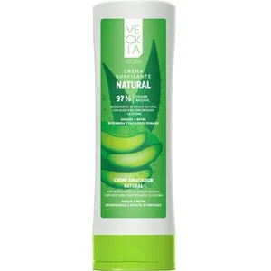 Crema Suavizante Natural con Aloe Vera Concentrado y Glicerina Suaviza y Nutre Desenreda y Facilita el Peinado Veckia
