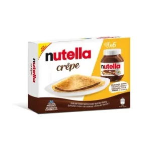Crepe Rellena de Crema para Untar de Avellanas y Cacao Nutella 240 G.