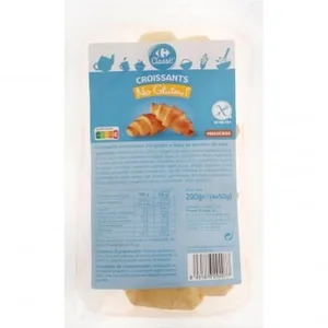 Croissant con Chocolate Carrefour Classic No Gluten sin Gluten 230 G.