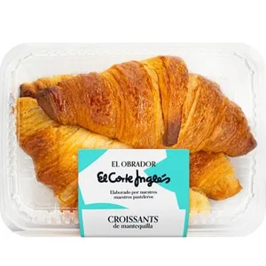 Croissant Recto de Mantequilla 3 Unidades  el Obrador el Corte Ingles 195 G
