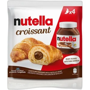 Croissant Relleno de Nutella Listo para Hornear 4 Unidades Ferrero