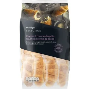 Croissants con Mantequilla Relleno de Cacao Envasados Individualmente 8 Unidades  el Corte Ingles Selection 320 G