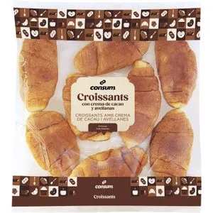 Croissants Rellenos de Chocolate 360 Gr