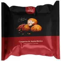 Mini Croqueta de Jamón Ibérico Croqueta y Presumida, Bolsa 400 G