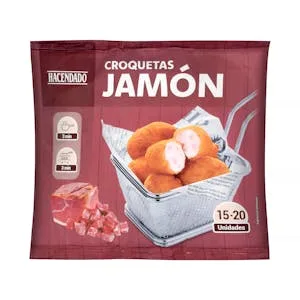 Croquetas de Jamón Hacendado Ultracongeladas 0.5 KG