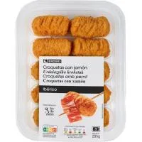 Croquetas con Jamón Eroski, Bandeja 295 G