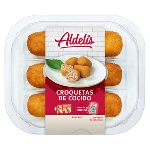Aldelís Croquetas de Cocido Prefritas Aldelís 6 Uds. 190 G