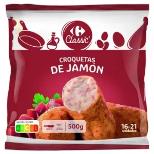 Croquetas de Jamón Carrefour Classic 500 G.