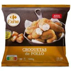 Croquetas de Pollo Carrefour Extra 500 G.