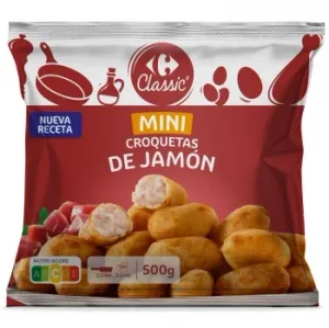 Croquetas Mini de Jamón Carrefour Classic 500 G.