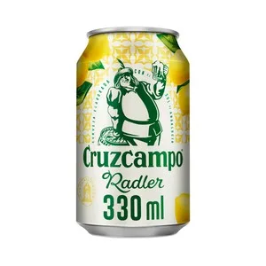 Cruzcampo Cerveza Tipo Radler (con un Toque de Limón) Lata de 33 Cl. 330 ML