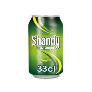 Cruzcampo Shandy Cerveza con Limón Lata de 33 Cl. 330 ML