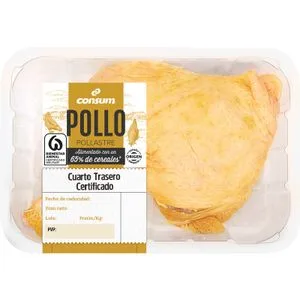 Cuarto Trasero Pollo Certificado