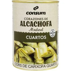 Cuartos de Alcachofa de Alcachofa 240 Gr