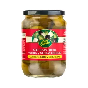 Cuatro Caminos Cocktail Aceit/pepinill/ceb. 250 Gr.