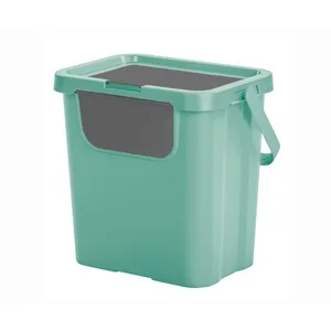 Producto Alcampo Cubo de Basura Apilable 2 Aperturas 24 L.