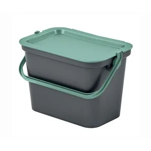 Producto Alcampo Cubo de Basura Apilable con Asa Bloqueo 5l. 5 L