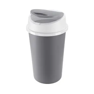 Actuel Cubo de Basura Redondo de 25 L, con Tapa Push.