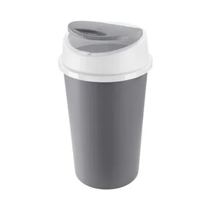 Actuel Cubo de Basura Redondo de 45 L, con Tapa Push.