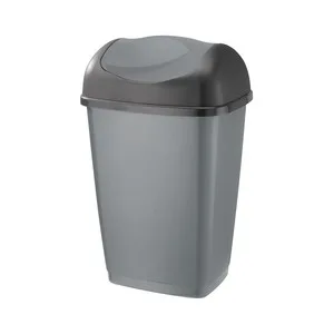 Producto Económico Alcampo Cubo de Basura Swing Plástico 100% Reciclado Producto Económico Alcampo 25 L.