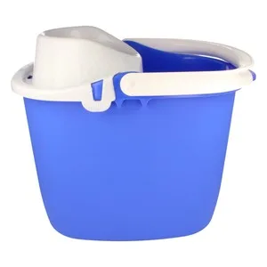NEW Dimension Cubo de Fregar con Escurridor de Color Azul, Capacidad 15 Litros NEW Dimension 1 Ud.