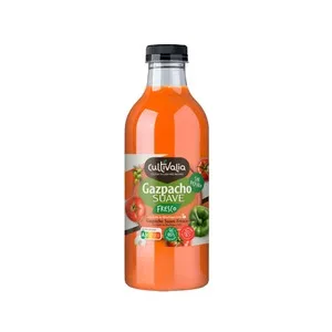 Cultivalia Gazpacho Fresco Suave con Aove y sin Pepino 1 L. 1000 ML