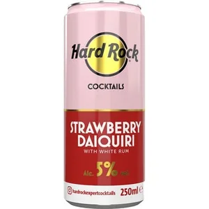 Daiquiri de Fresa con Ron Blanco Hard Rock