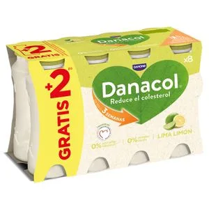 Danacol Beber 0%% Lima-limón 6 X 100 Gr