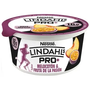 Danone Lindahls Pro+ de Nestlé Producto Lácteo con Alto Contenido en Proteínas y Sabor Melocotón y Fruta de la Pasión 160 G.