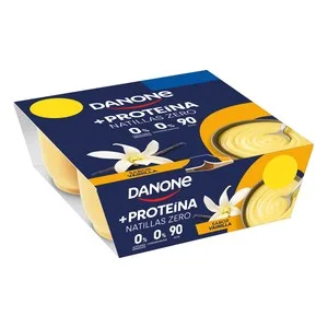 Danone + Proteína Natillas de Vainilla con Alto Contenido en Proteínas 4 X 120 G. 480 G