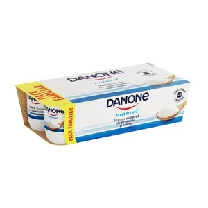 Danone Yogur Natural Elaborado con Fermentos Naturales 8 X 120 G. 960 G