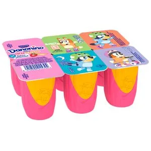 Danonino Petit Suisse Fresa y Plátano Pack 6 u 6 X 50 Gr