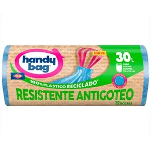 Handy BAG Bolsa de Basura Antigoteo 30 L. 12 UD