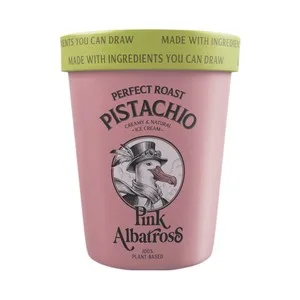 Pink Albatross Tarrina de Helado 100% Vegetal con Pistacho 480 Ml. 350 G