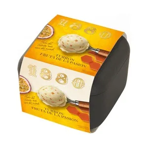 1880 Tarrina de Helado de Turrón con Fruta de la Pasión 430 Ml. 320 G