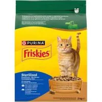 Alimento de Pavo Gato Esterilizado Friskies, Saco 3 Kg