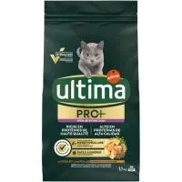 Alimento de Pollo para Gatos Esterilizados Ultima, Bolsa 1,1 Kg